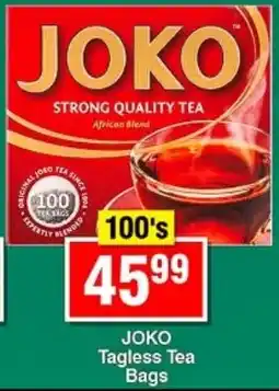 Choppies JOKO Tagless Tea Bags offer