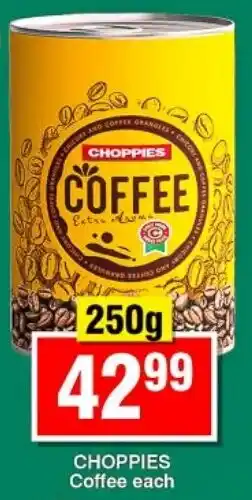 Choppies CHOPPIES Coffee offer