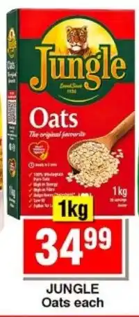 Choppies Jungle Oats offer