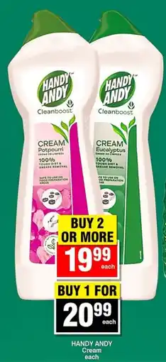 Choppies HANDY ANDY Cream offer