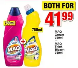 Choppies MAQ Cream + MAQ Thick Bleach offer
