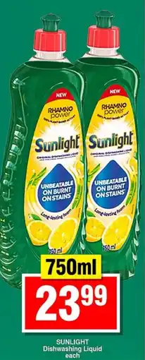 Choppies Sunlight Dishwashing Liquid offer
