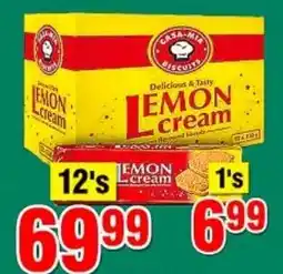 Choppies Casa-Mia Lemon cream offer