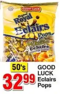 Choppies Good Luck Eclairs Pops offer