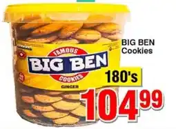 Choppies Famous Big Ben Cookies 180's Ginger offer