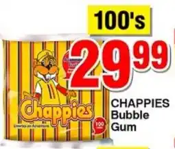Choppies Chappies Bubble Gum offer