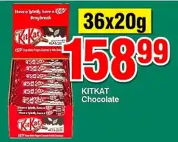Choppies KITKAT Chocolate offer