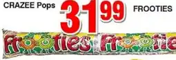 Choppies CRAZEE Pops FROOTIES offer