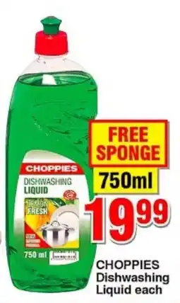 Choppies CHOPPIES Dishwashing Liquid offer