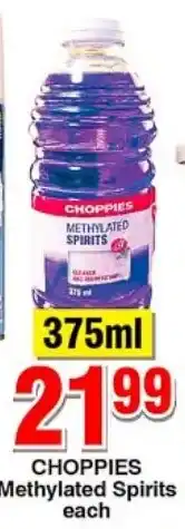Choppies CHOPPIES Methylated Spirits offer