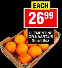 Choppies Clementine or Naartjie offer