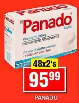 Choppies Panado tablets offer