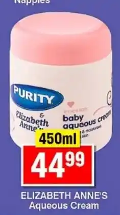 Choppies Elizabeth Anne's Aqueous Cream offer
