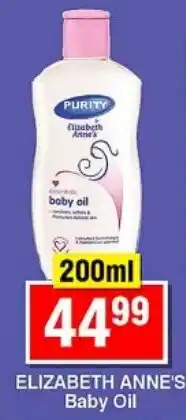 Choppies Elizabeth Anne's Baby Oil offer