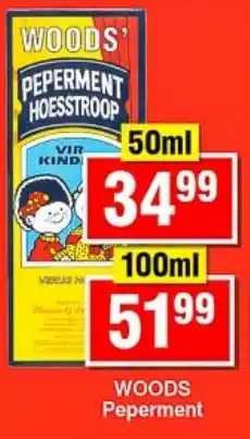 Choppies WOODS Peperment offer