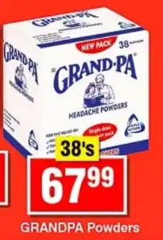 Choppies Grandpa powders offer