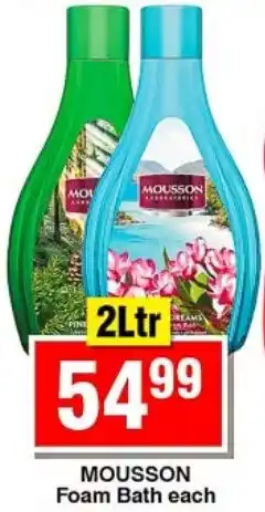 Choppies MOUSSON Foam Bath offer