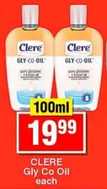 Choppies CLERE Gly Co Oil offer