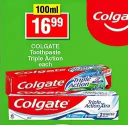 Choppies Colgate Toothpaste Triple Action offer