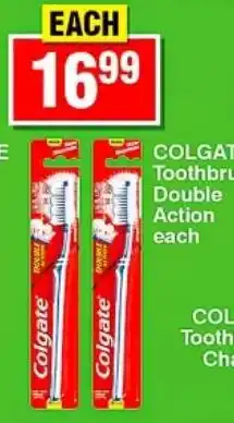 Choppies Colgate Toothbrush Double Action offer
