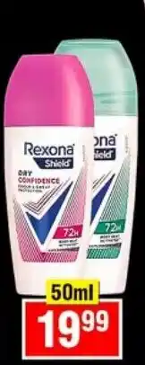 Choppies Rexona Shield Dry Confidence offer