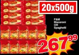Choppies F&M Macaroni OR Spaghetti offer