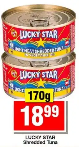Choppies Lucky Star Shredded Tuna offer