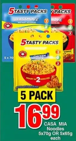 Choppies CASA MIA Noodles offer