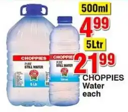 Choppies CHOPPIES STILL WATER offer