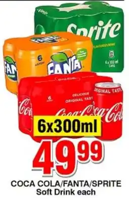 Choppies Coca Cola/Fanta/Sprite Soft Drink offer