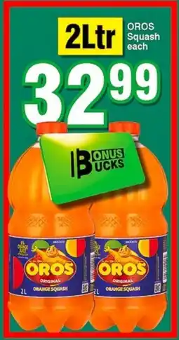 Choppies OROS Orange Squash offer