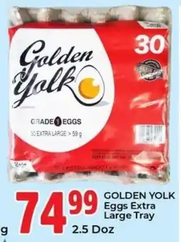 Elite Cash & Carry Golden Yolk Eggs Extra Large offer