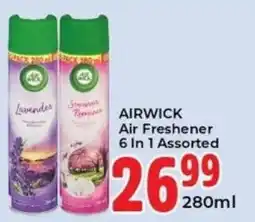 Elite Cash & Carry AIRWICK Air Freshener 6 In 1 Assorted offer