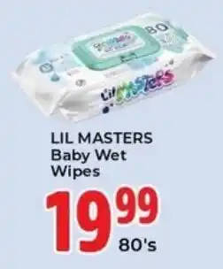 Elite Cash & Carry LIL MASTERS Baby Wet Wipes offer