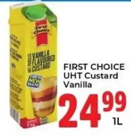 Elite Cash & Carry First Choice UHT Custard Vanilla offer