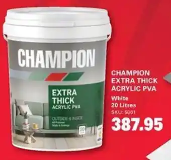 Champion Extra Thick Acrylic PVA