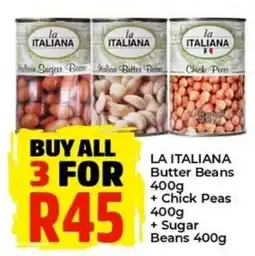 Elite Cash & Carry LA ITALIANA Butter Beans + Chick Peas + Sugar Beans offer