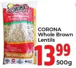 Elite Cash & Carry CORONA Whole Brown Lentils offer