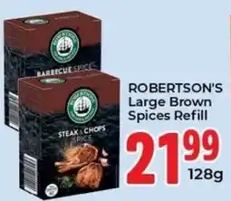 Elite Cash & Carry ROBERTSON'S Large Brown Spices Refill offer