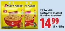 Elite Cash & Carry CASA MIA Fastmove Instant Noodles Assorted offer