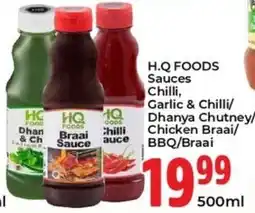 Elite Cash & Carry H.Q FOODS Sauces offer