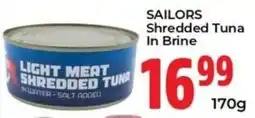 Elite Cash & Carry Sailors Shredded Tuna In Brine offer