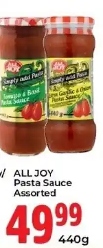 Elite Cash & Carry ALL JOY Pasta Sauce Assorted offer