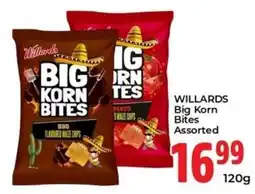 Elite Cash & Carry WILLARDS Big Korn Bites Assorted offer