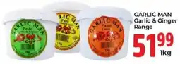Elite Cash & Carry Garlic Man Garlic & Ginger Range offer