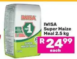 Game Iwisa Super Maize Meal 2.5 kg offer