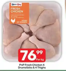 Pick n Pay PnP Fresh Chicken 4 Drumsticks & 4 Thighs offer