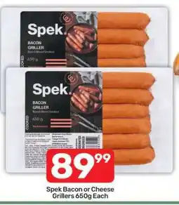 Pick n Pay Spek Bacon or Cheese Grillers 650g Each offer
