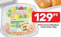 Pick n Pay PnP Carnival Rainbow Party Cake 1.3kg offer
