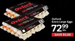 Oxford Freshmarket Oxford Extra Large Eggs offer